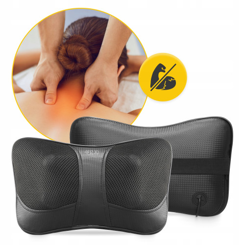 Массажная подушка  4FIZJO Shiatsu Ultra+ Black - фото №11